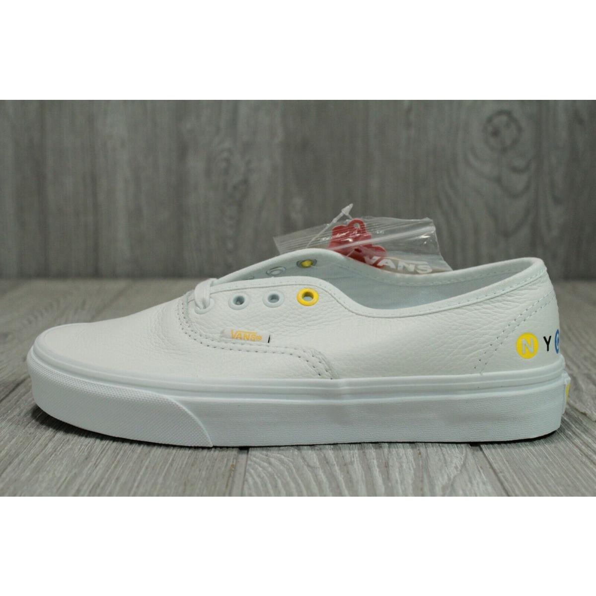 Vans Old Skool Nyc York Subway White Lace Up Shoes Mens 6 13 Womens 7.5