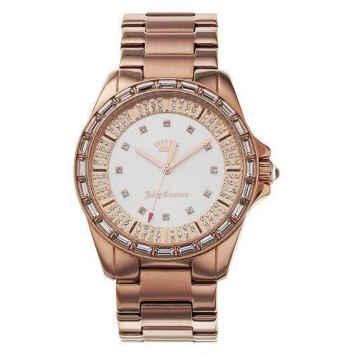 Juicy Couture Big Rose Gold Crystal Charlotte Watch 1901367