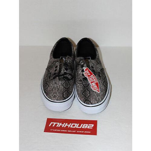 black snake print vans