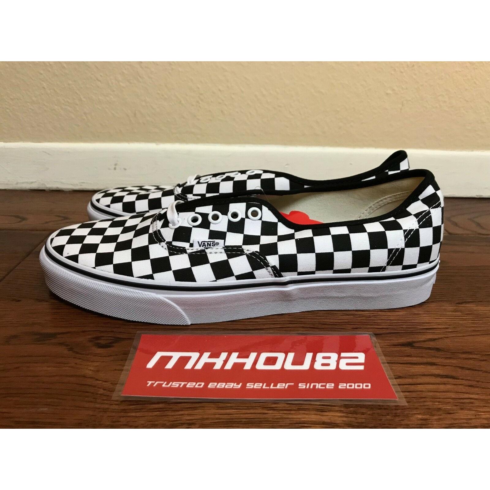 mens checkered vans size 11