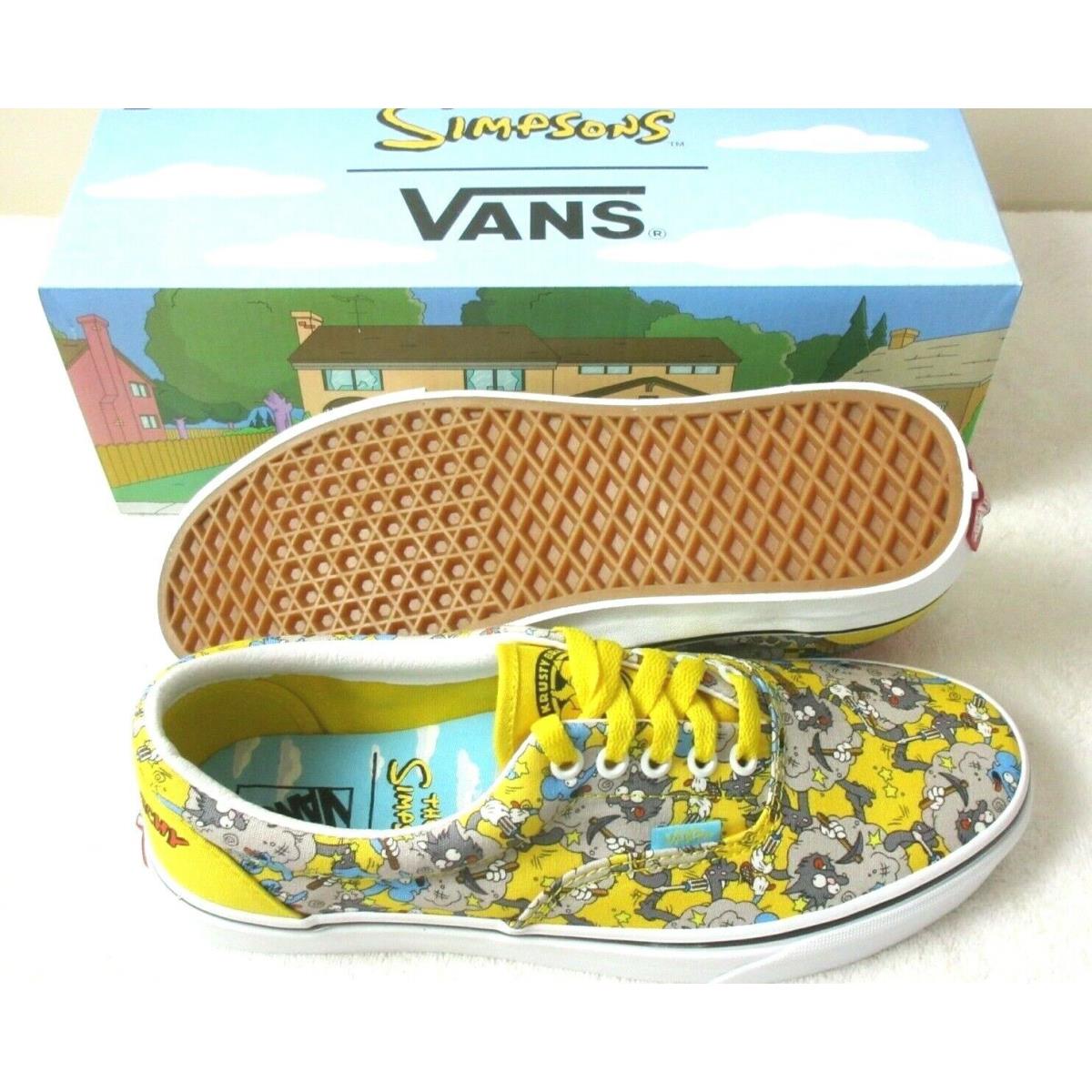 Vans x The Simpsons Era Womens Itchy and Scratchy Canvas Shoes Size 6.5