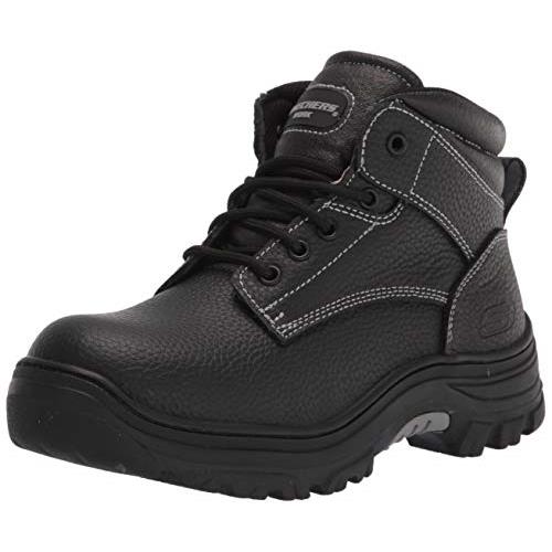 Skechers Men`s Burgin-tarlac Industrial Boot - Choose Sz/col Black