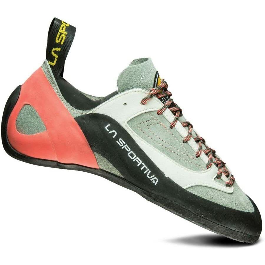 Lasportiva LA Sportiva Women`s `finale` Grey/coral Climbing Shoes - 5.5