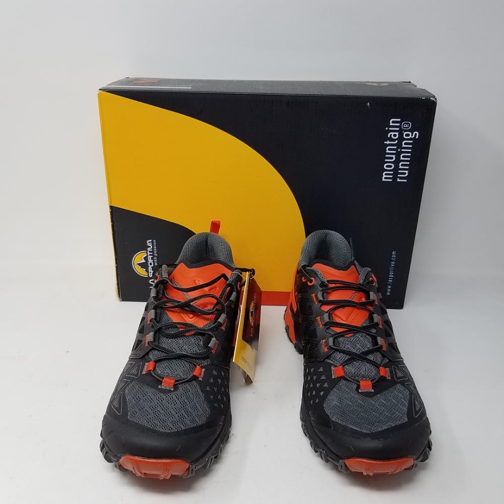 Lasportiva La Sportiva Men`s Bushido II Running Shoe Carbon/tangerine 41 US 8.5