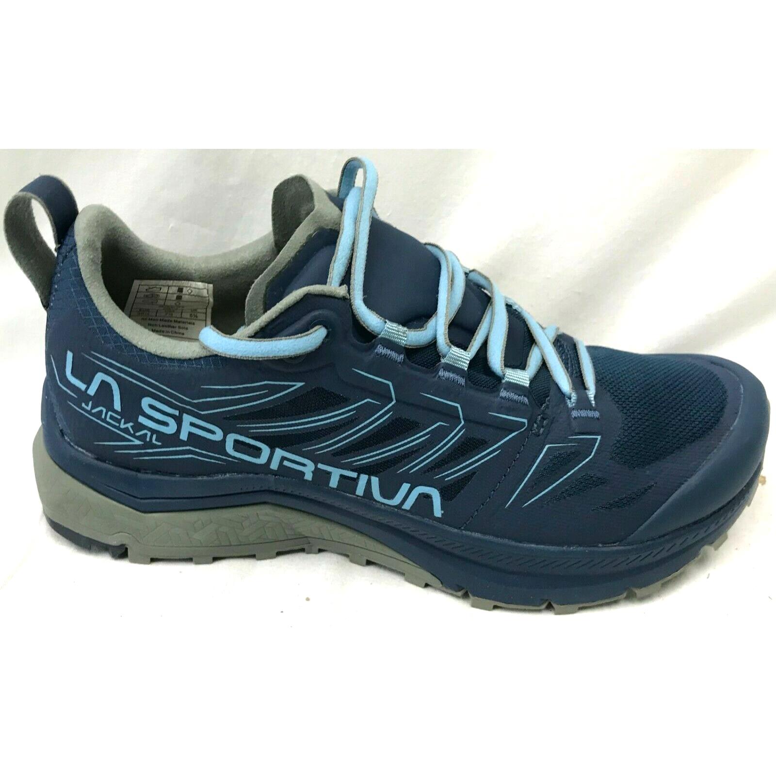 Lasportiva La Sportiva Women`s Jackal Trail Running Shoes 46C Opal/pacificblue Size 38.5