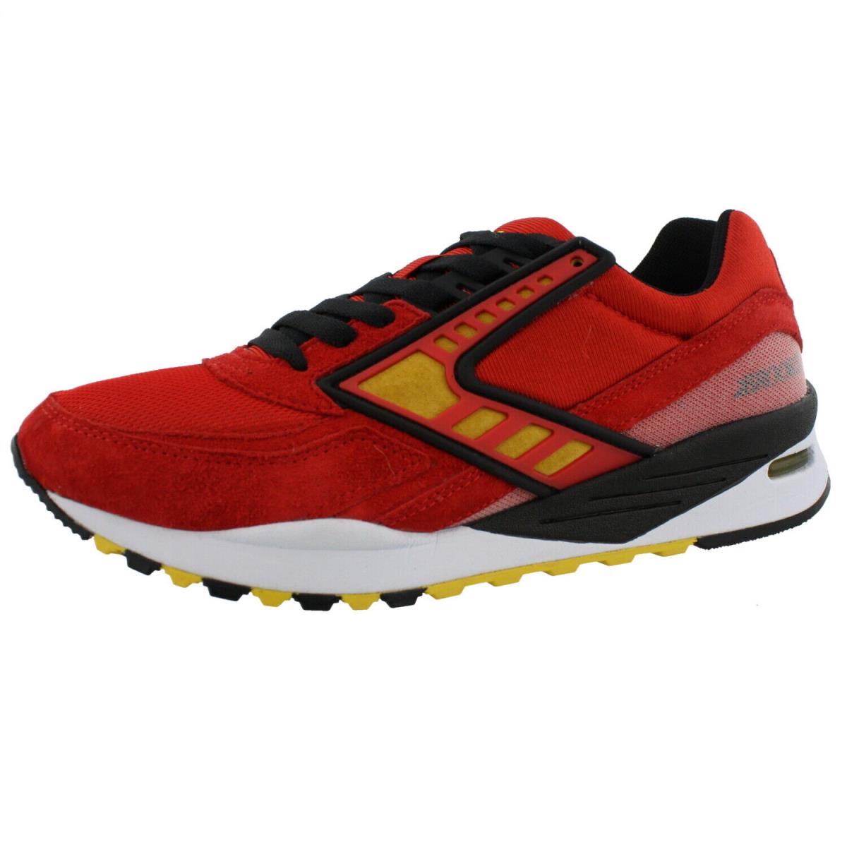 Brooks Men`s Evenfall Regent Classic Retro Running Shoes HIGH RISK RED / YELLOW / BLACK