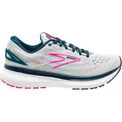 Brooks Glycerin 19 Women`s Running Shoes Ice Grey Navy Pink US Sizes 6-11