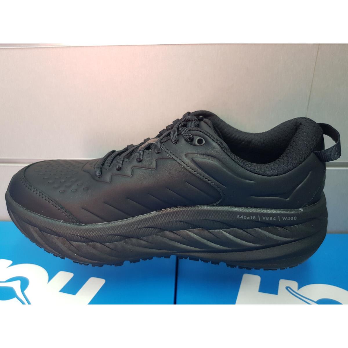 Hoka One One Bondi SR 1110520/BBLC Black Running Shoes For Men`s