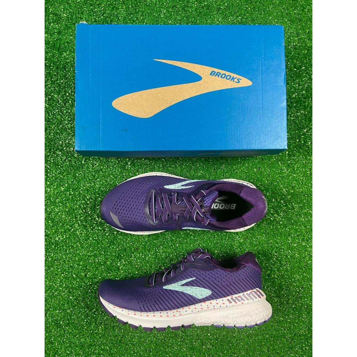 Women`s Brooks Unity Adrenaline Gts 20 Running Shoes Purple SZ 1202961B516