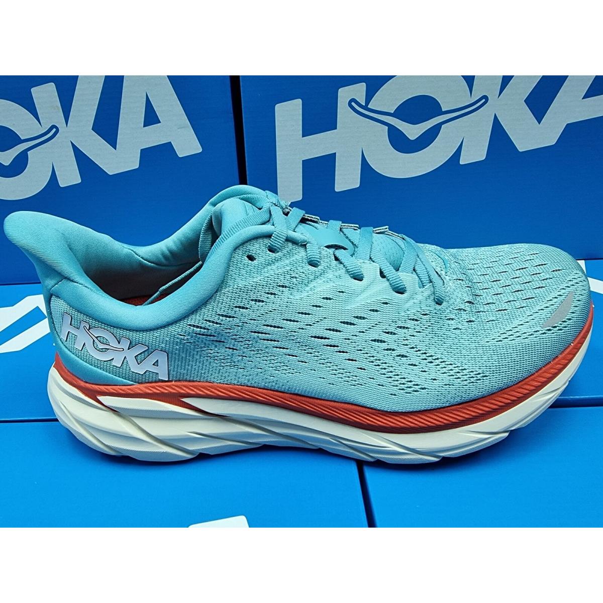 Hoka One One Clifton 8 1121375/AEBL Women Wide D Running Shoes