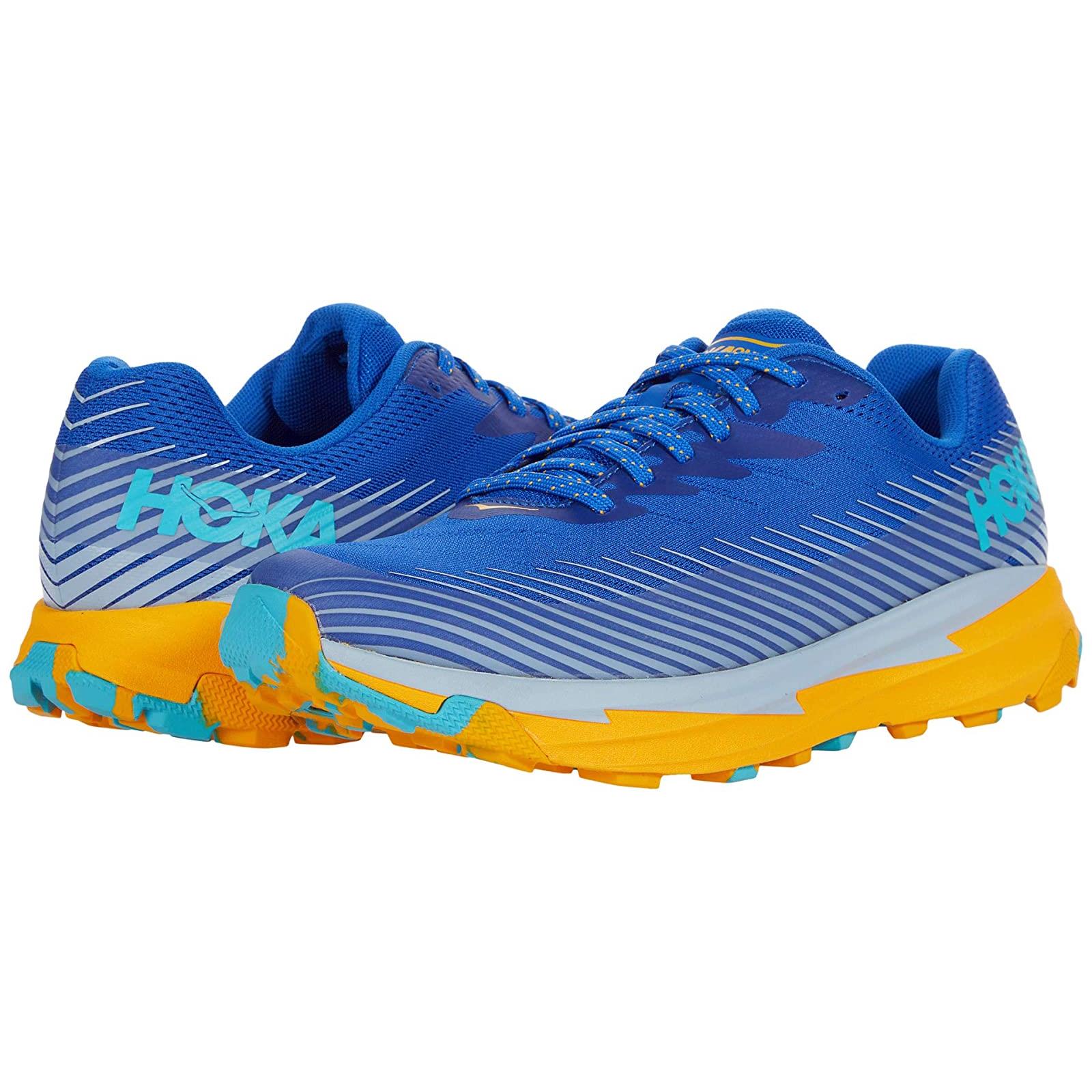 Man`s Sneakers Athletic Shoes Hoka One One Torrent 2 Turkish Sea/Saffron