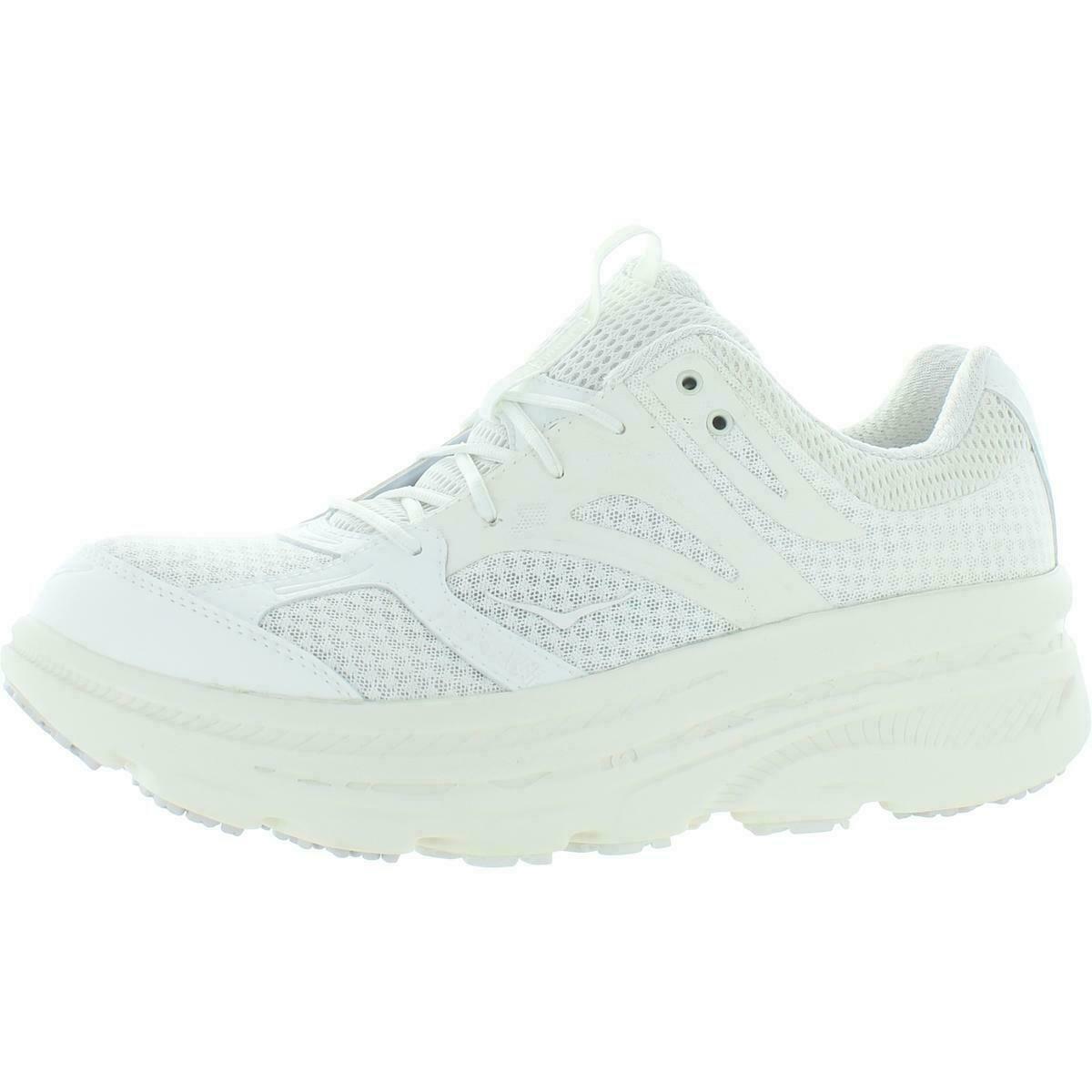 Hoka One One Men`s X EG Bondi B Running Sneaker Shoes White - White