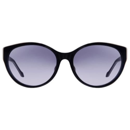 Roberto Cavalli RC824S-05B-58 Alrischa Black/smoke Gradient Sunglasses - Frame: Black, Lens:
