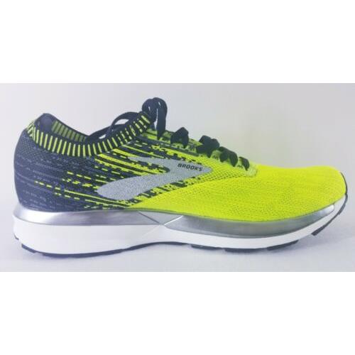 Brooks Ricochet Yellow Black Silver Men Running Training Shoes Sneaker 110293 1D 