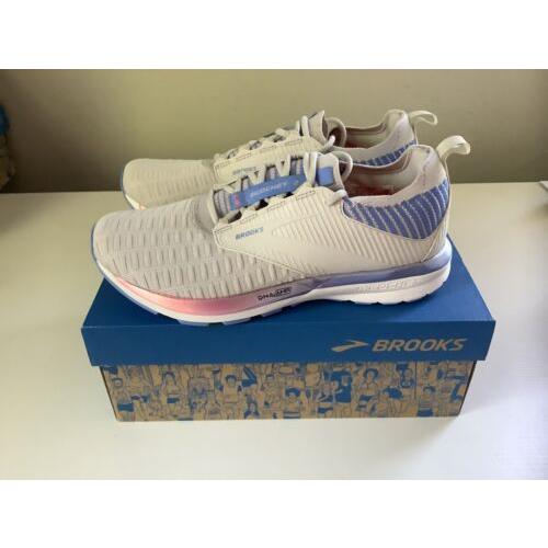 Brooks Ricochet 2 LE Women`s Running Shoes - Light Beige/blue/pink - Sz 9
