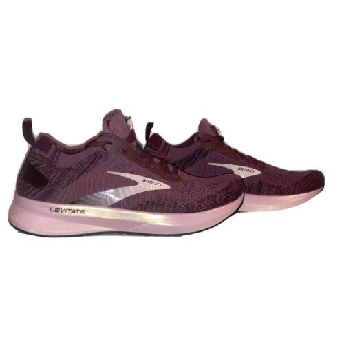 Maroon brooks outlet shoes