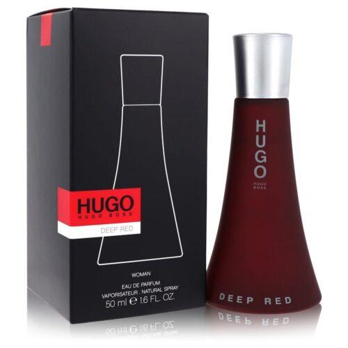 Hugo Deep Red Eau De Parfum Spray By Hugo Boss 1.6oz For Women