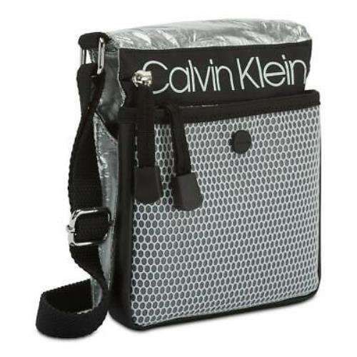 Calvin Klein Women`s Tabbie Crossbody Bag Black - Silver One Size