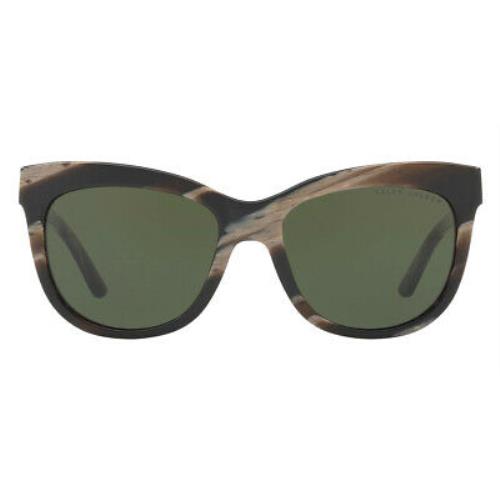 Ralph Lauren RL8158 Sunglasses Women Brown Horn Square 54mm