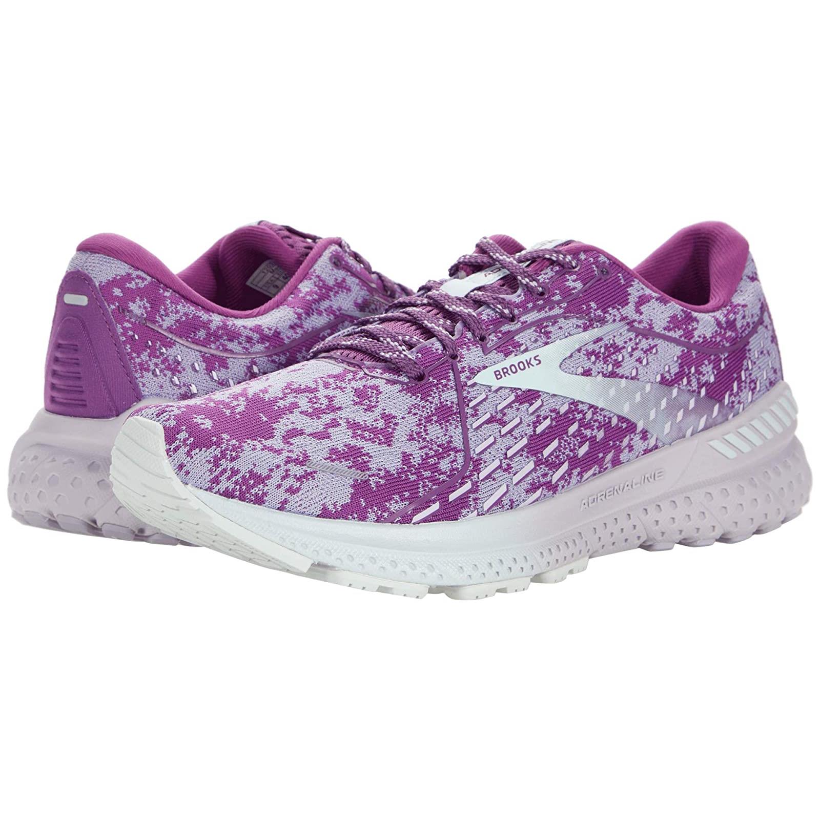 Woman`s Sneakers Athletic Shoes Brooks Adrenaline Gts 21 Wood Violet/Lavender/Blue