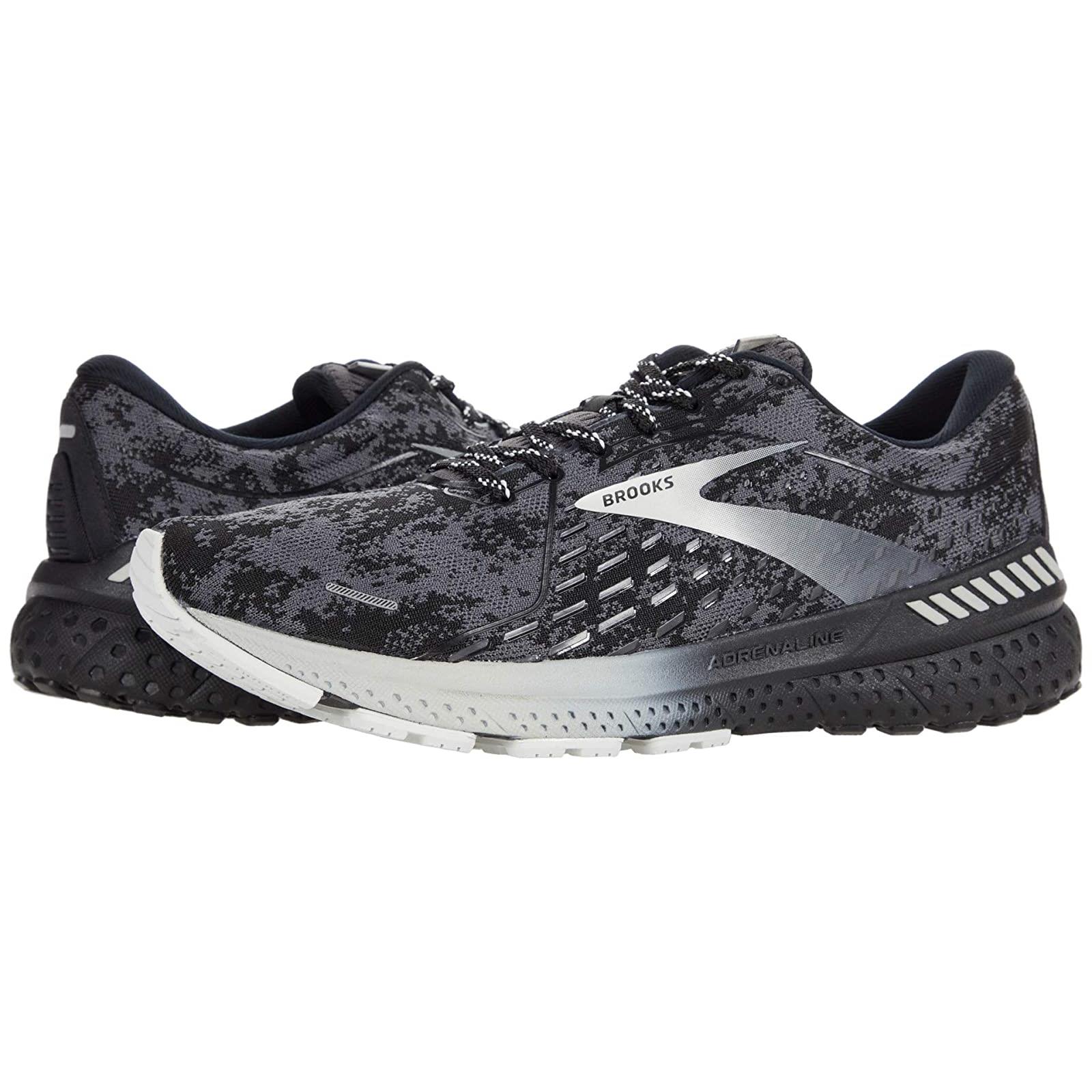 Man`s Sneakers Athletic Shoes Brooks Adrenaline Gts 21 Magnet/Black/Grey Pinstripe