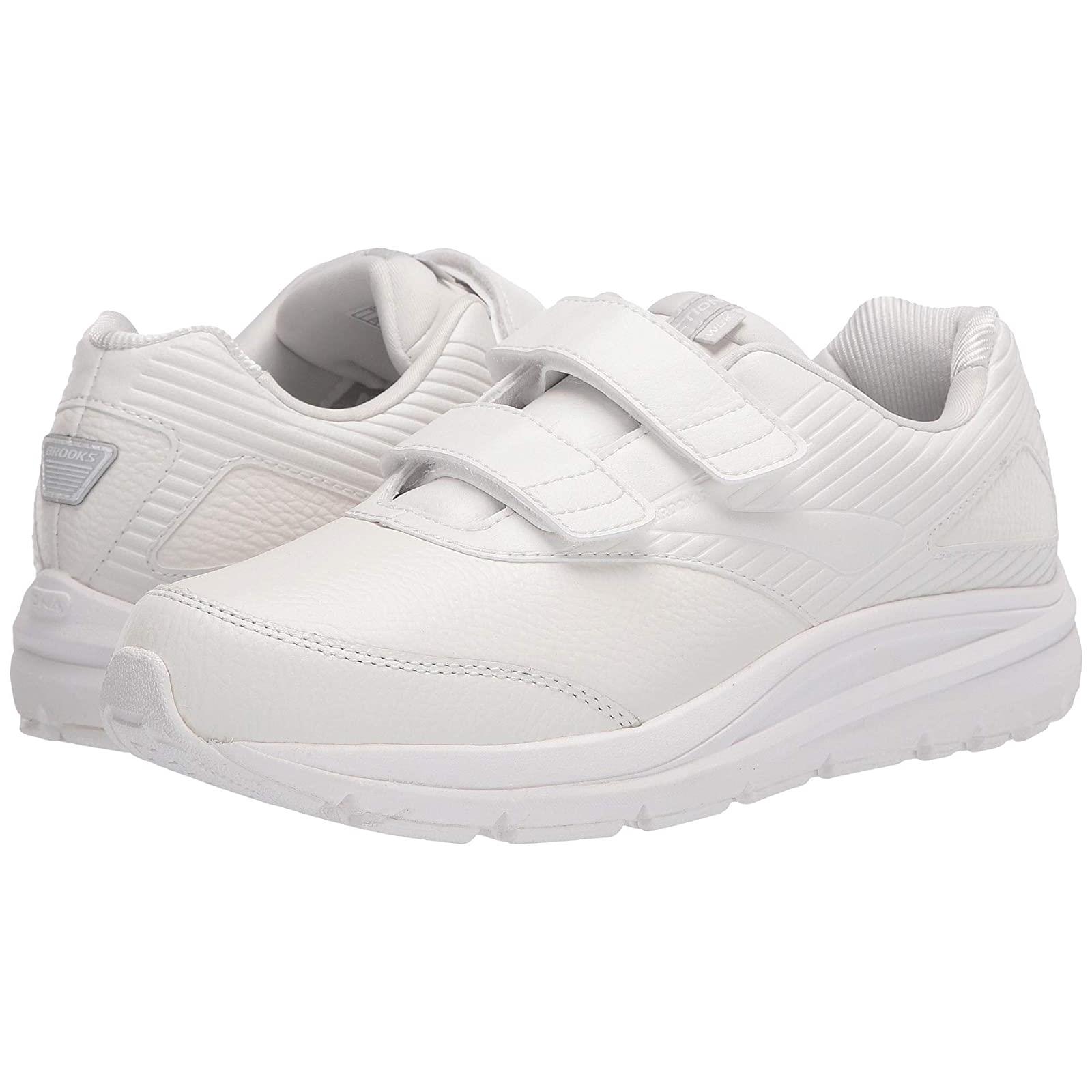 Woman`s Sneakers Athletic Shoes Brooks Addiction Walker V-strap 2 White/White