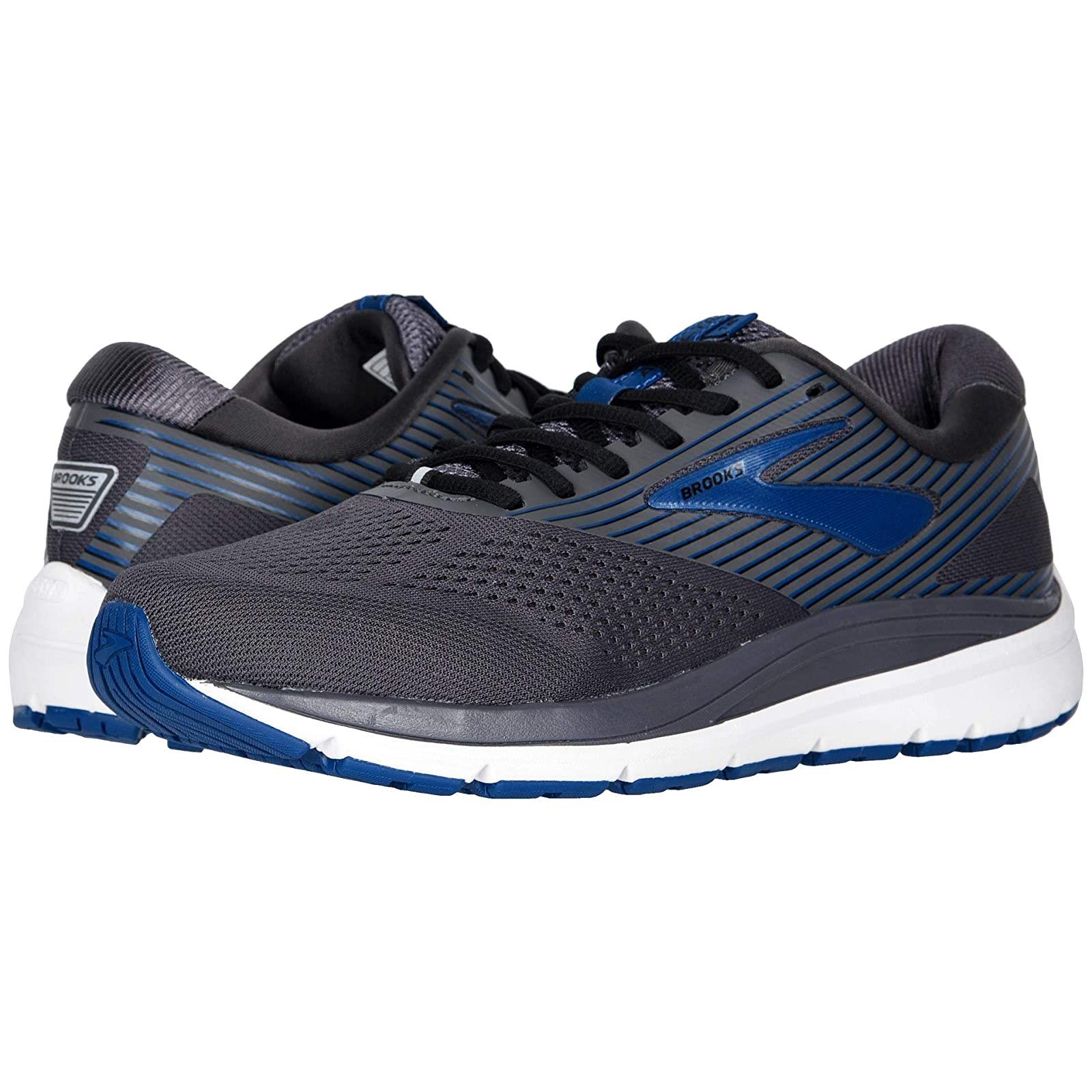 Man`s Sneakers Athletic Shoes Brooks Addiction 14 Blackened Pearl/Blue/Black