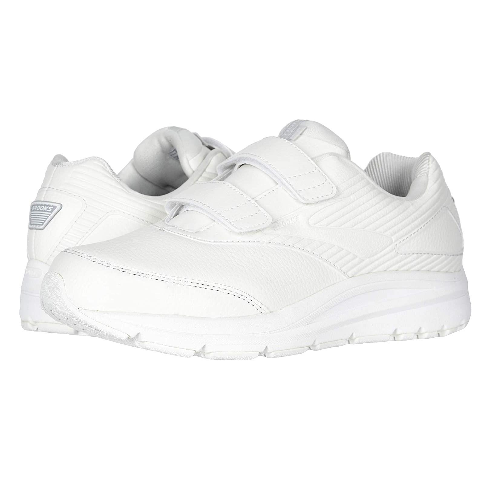 Man`s Sneakers Athletic Shoes Brooks Addiction Walker V-strap 2 White/White