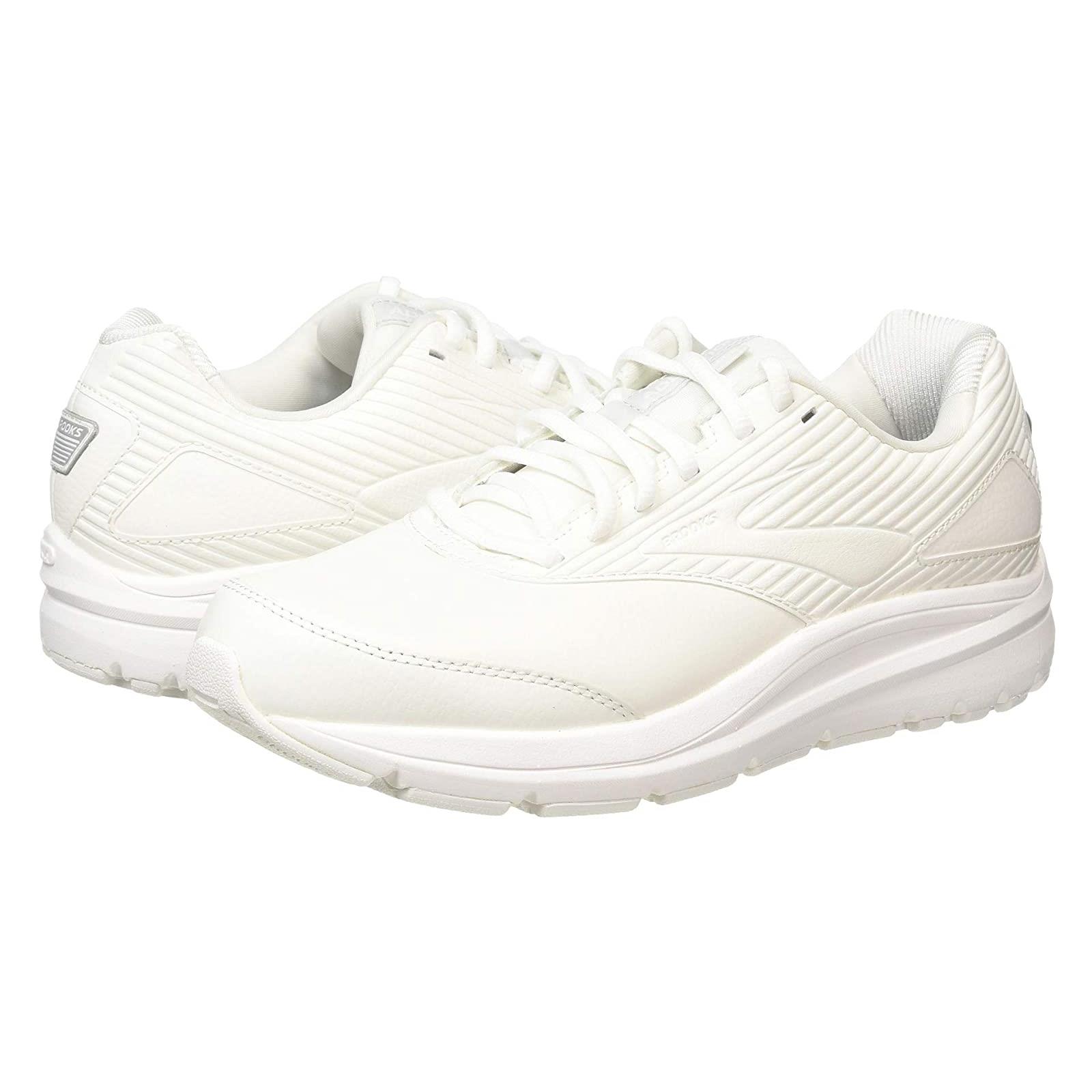 Man`s Sneakers Athletic Shoes Brooks Addiction Walker 2 White/White