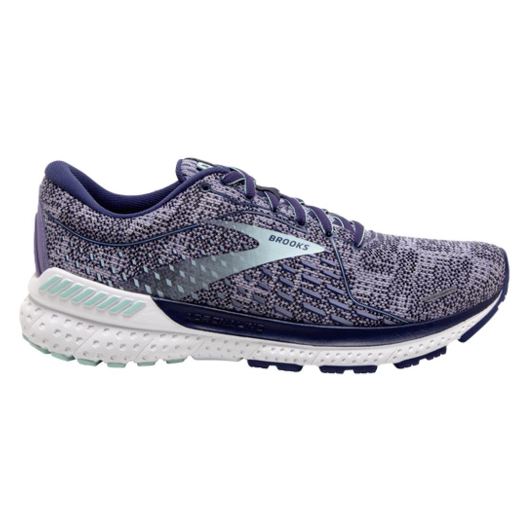 Brooks Adrenaline Gts 21 Women`s Running Shoes Sneakers Lavender Blue 6.5-12