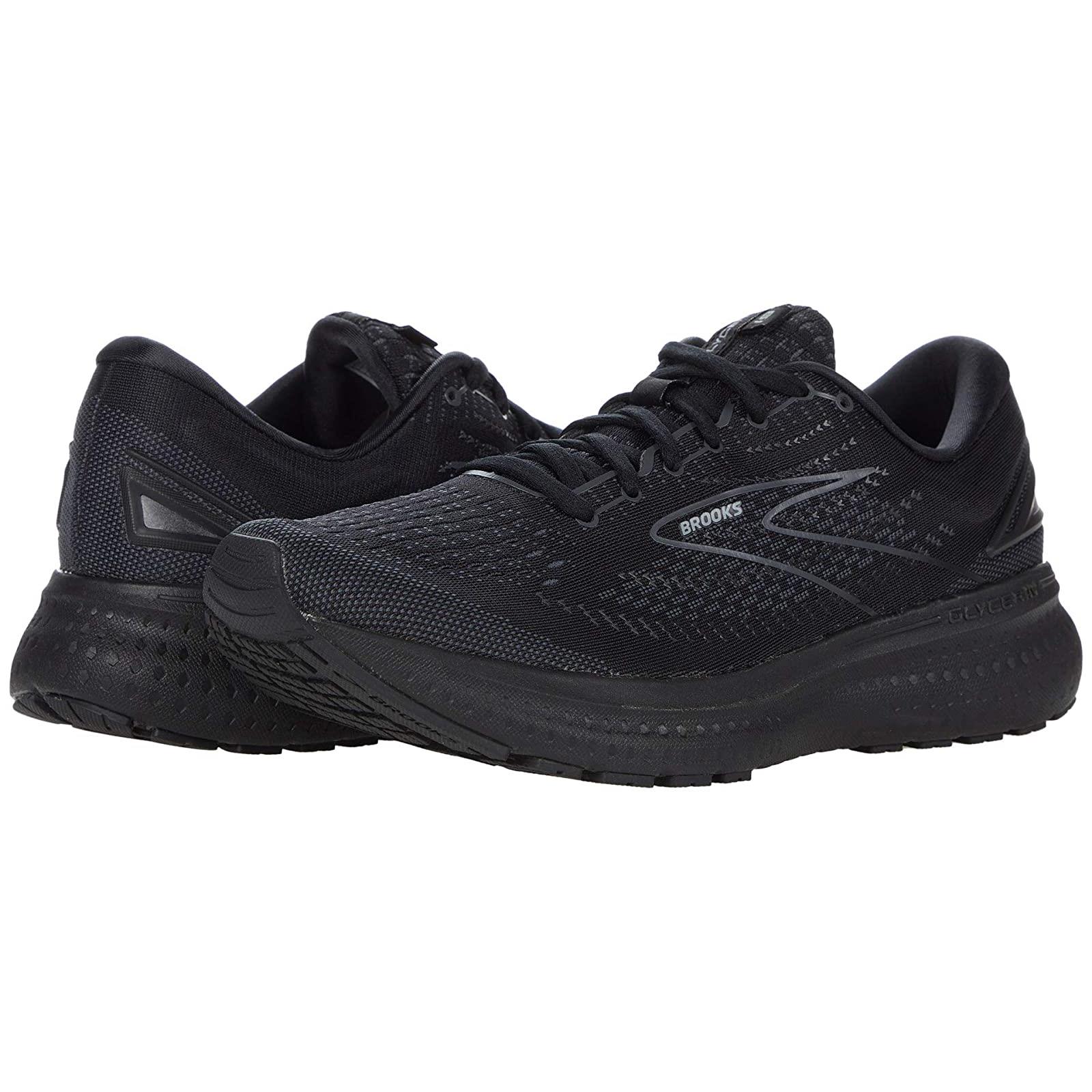 Man`s Sneakers Athletic Shoes Brooks Glycerin 19 Black/Ebony