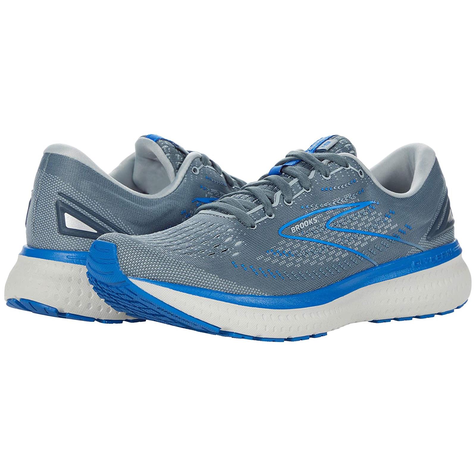 Man`s Sneakers Athletic Shoes Brooks Glycerin 19 Quarry/Grey/Dark Blue