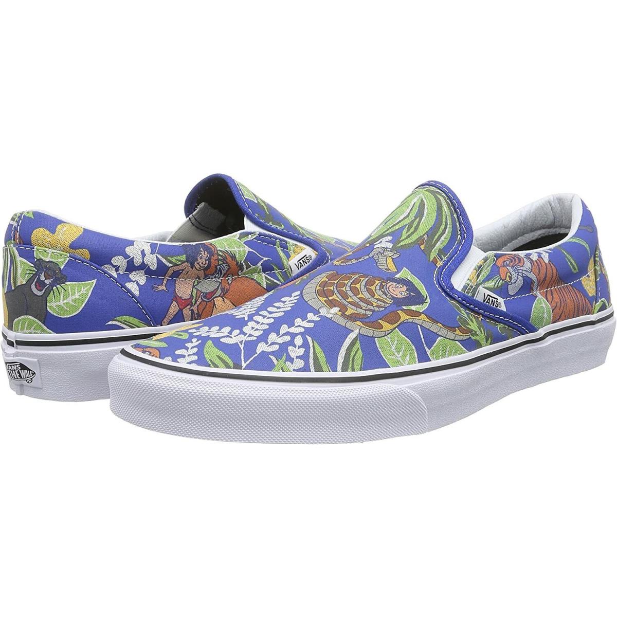 Vans Off The Wall Unisex X Disney The Jungle Book Classic Slip-on Shoes - The Jungle Book