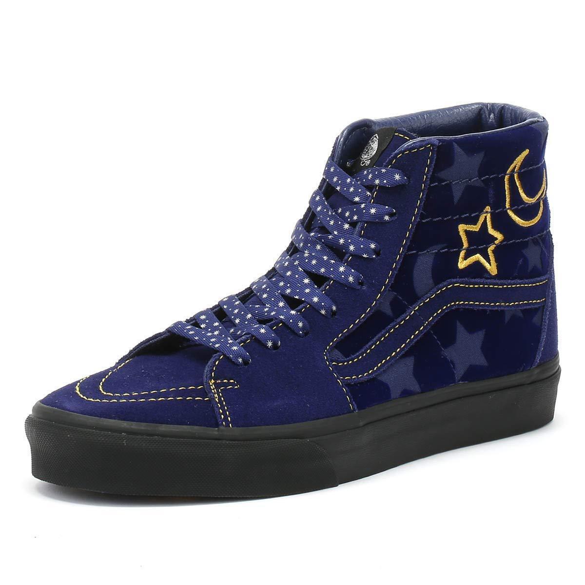 Vans Disney SK8-Hi Sorcerer`s Apprentice Blue Sneakers Skate Shoes Mens 3.5-6
