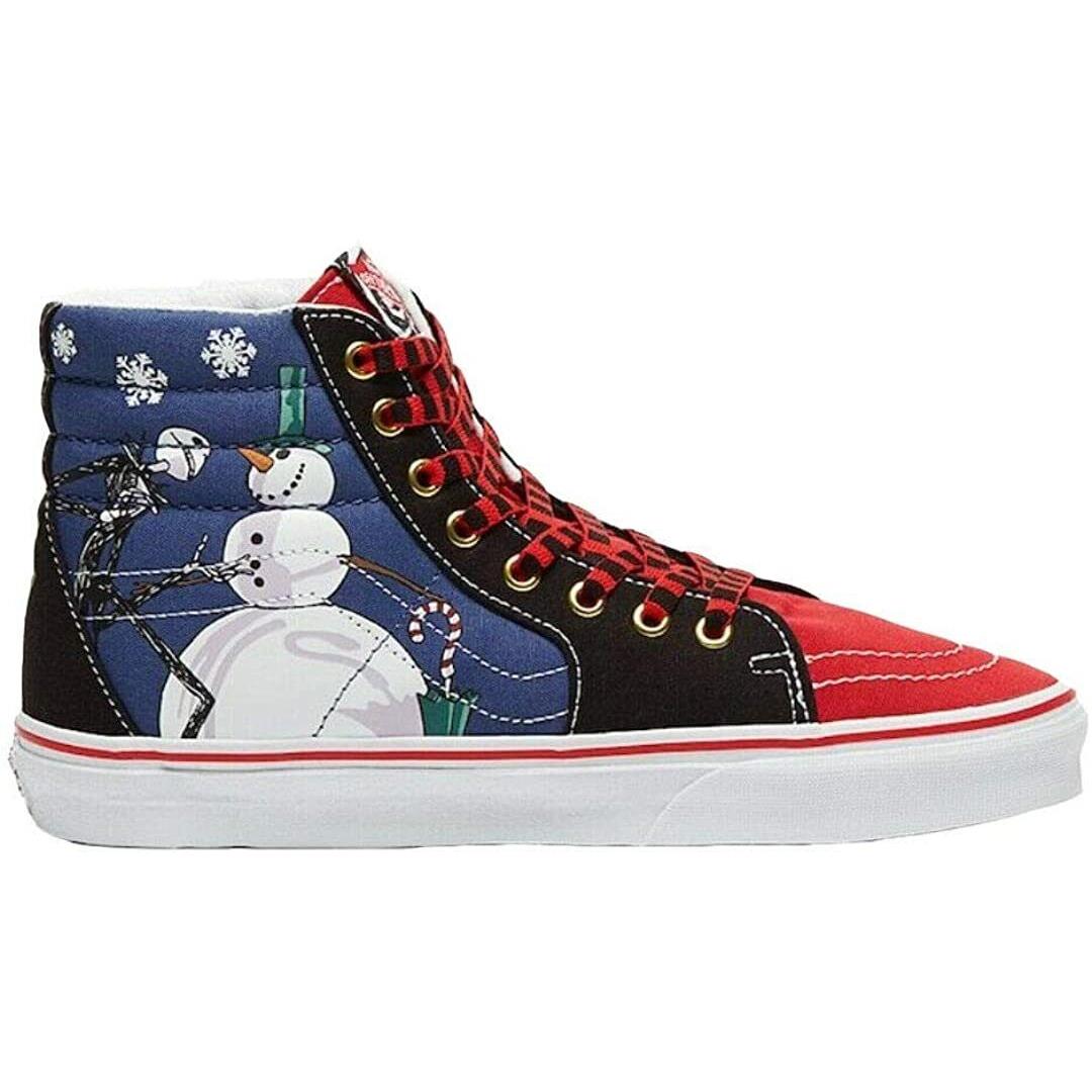 Vans SK8 Hi Disney Christmas/nightmare Men`s Skate Shoes Size 12