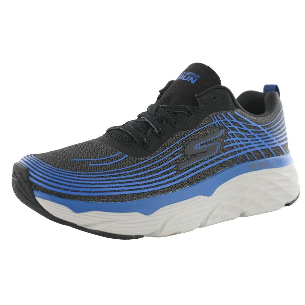 Skechers Men`s Max Cushioning Elite 54430 Bkbl Lace-up Running Shoes