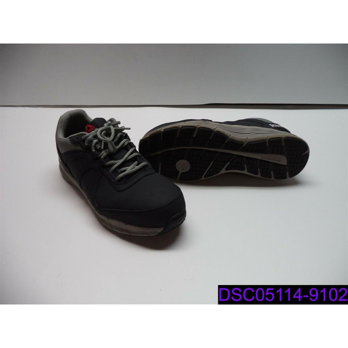 Size 11 Wide Men Shoe Reebok Guide Work Steel Safety Toe Blue RB3502