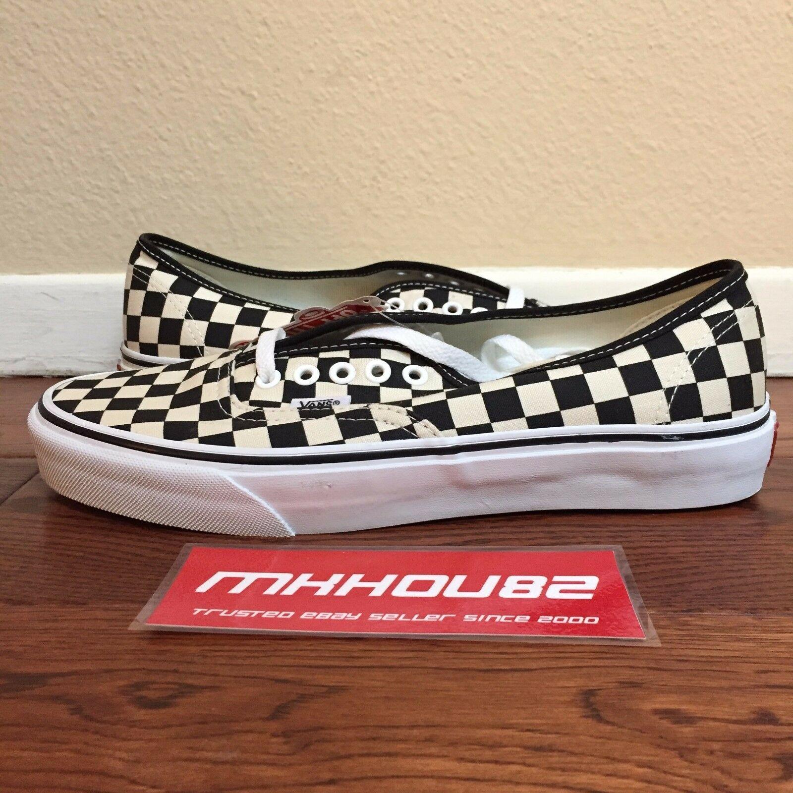 checkered vans authentics