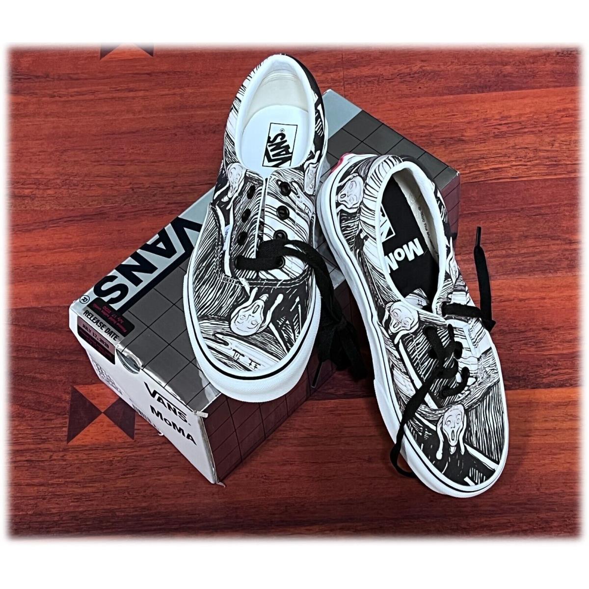 Vans Moma The Scream Edvard Munch Era Men`s Size 5 - Women`s Size 6.5 - Black