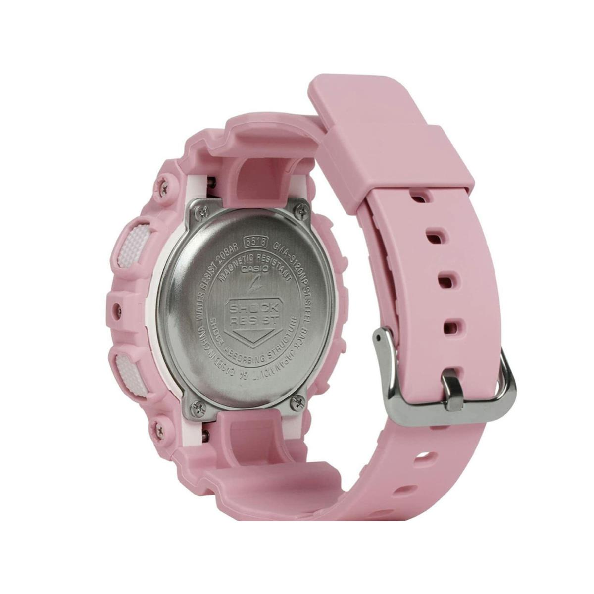 Casio G-shock Women`s Analog/digital Watch Pink Resin GMAS120NP-4A