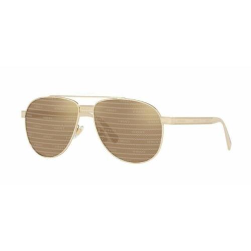 Versace VE2209 Pale Gold/brown Versace/silver/gold Sunglasses