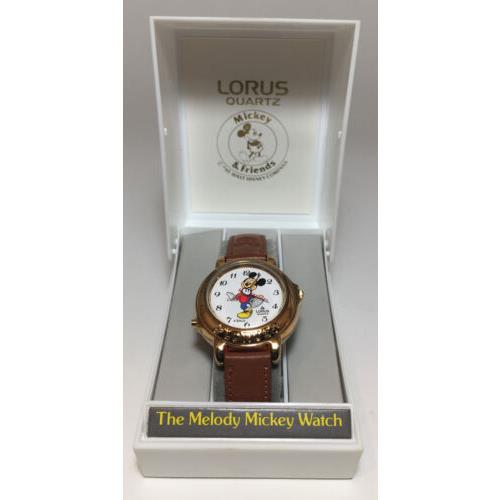 Vintage Lorus Mickey Mouse Watch Musical Mickey Mouse March Needs Battery