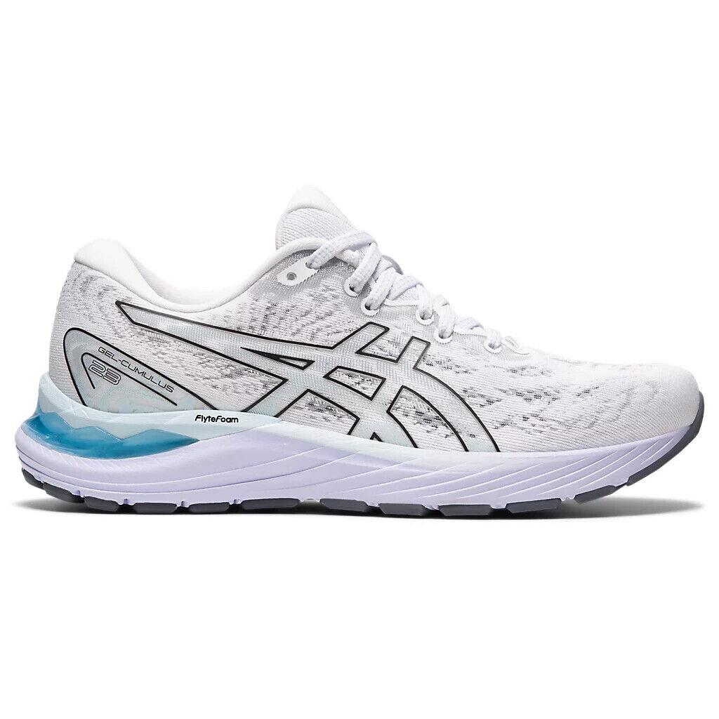 Women`s Asics Gel-cumulus 23 Running Shoes All Colors US Sizes 6-11 White/Black