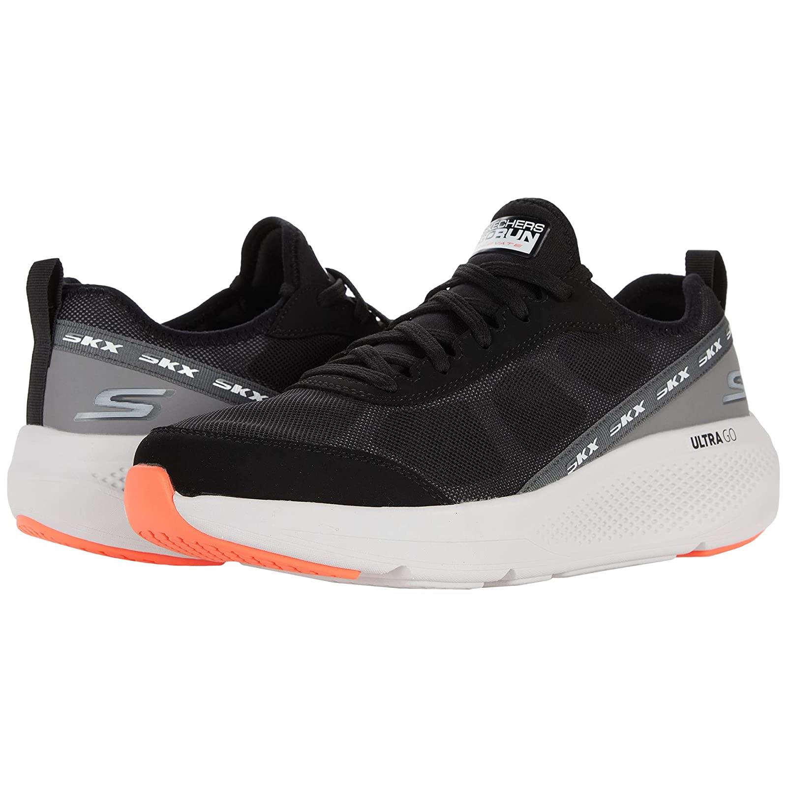 Man`s Sneakers Athletic Shoes Skechers Go Run Elevate - 220181 Black/Grey