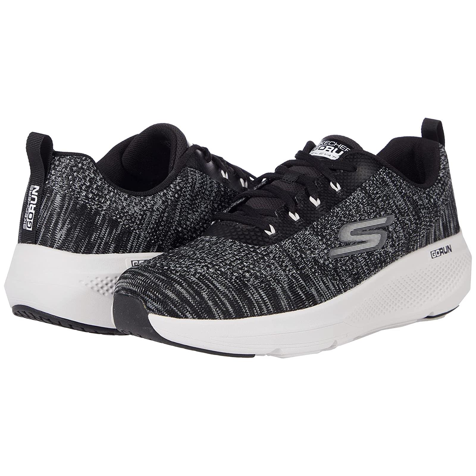 Man`s Sneakers Athletic Shoes Skechers Go Run Elevate - 220187 Black/Grey
