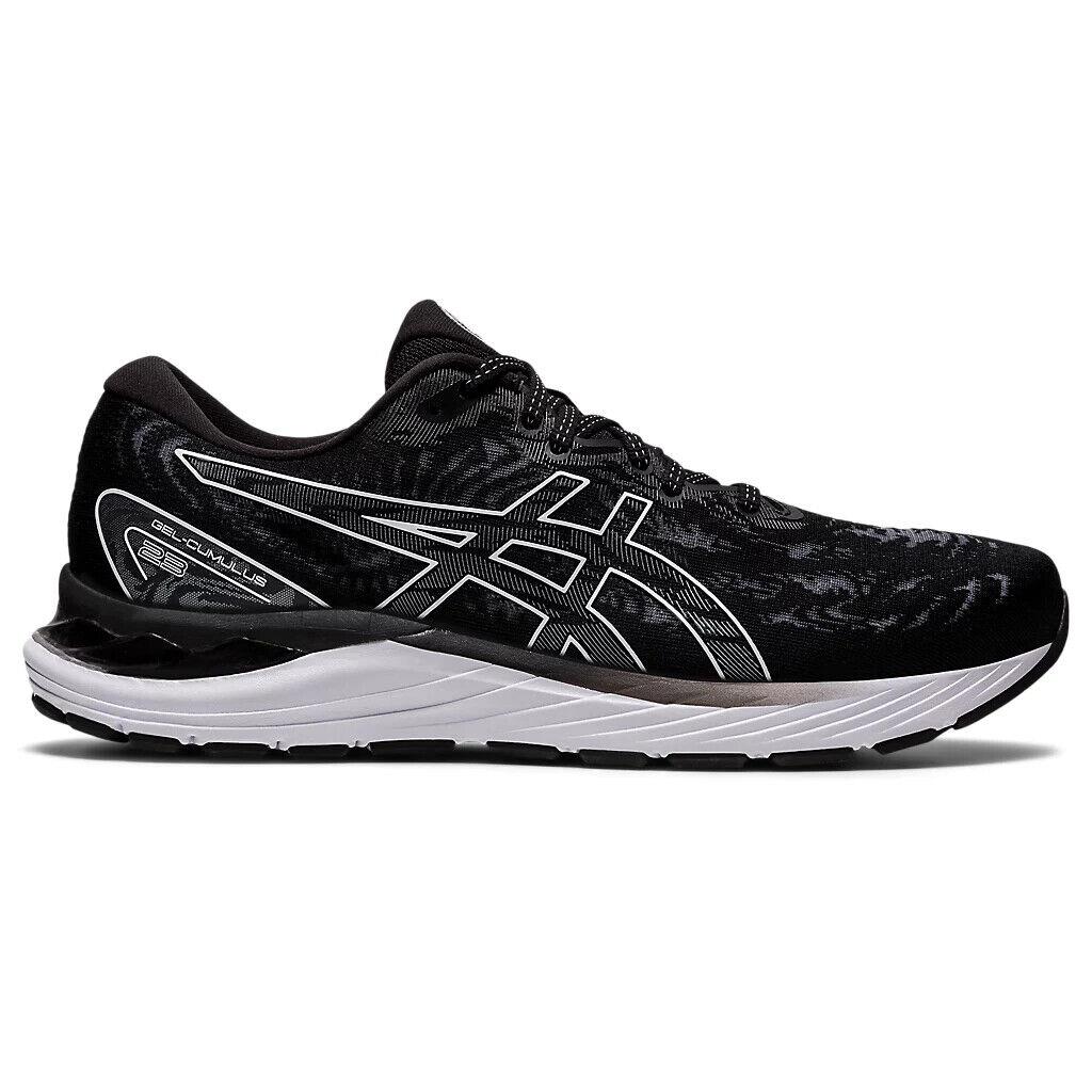Men`s Asics Gel-cumulus 23 Running Shoes All Colors US Sizes 7-14 Black/White