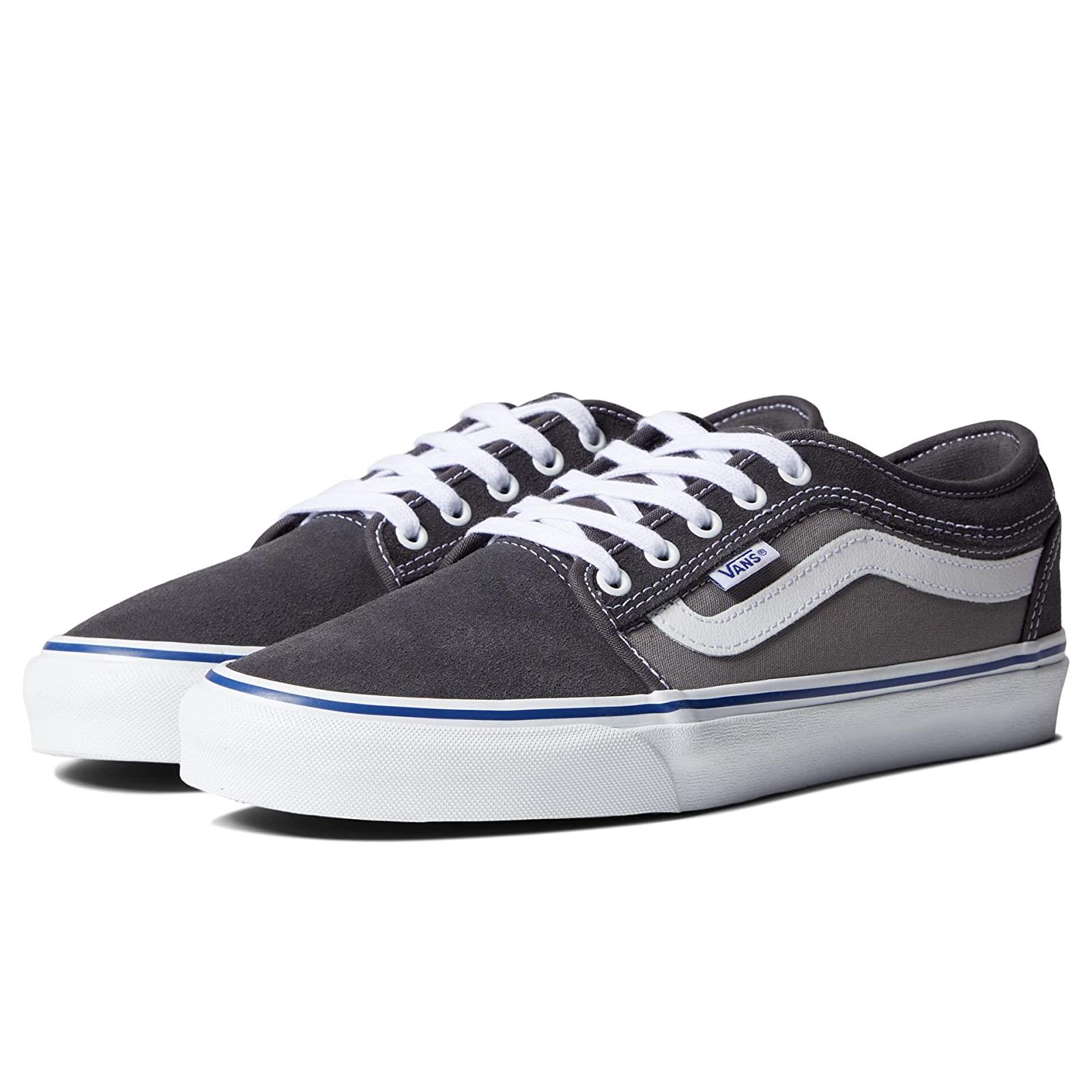 Adult Unisex Sneakers Athletic Shoes Vans Chukka Low Sidestripe Asphalt/Blue