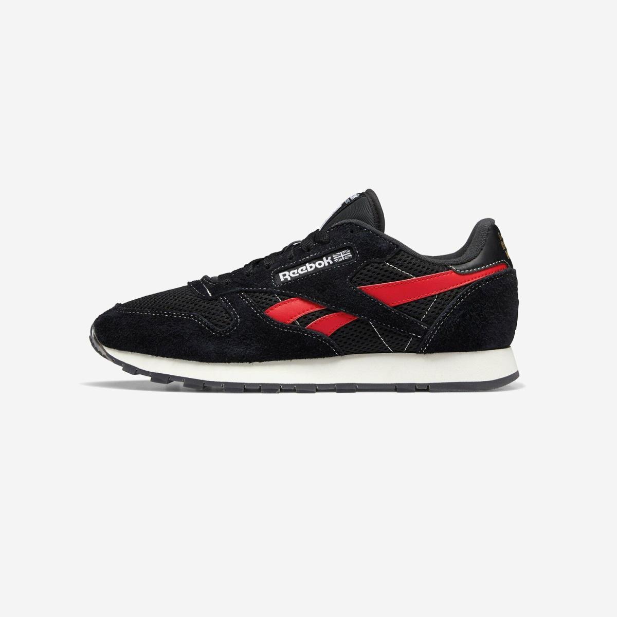it's beautiful caravan Pamphlet Mens Reebok CL Classic Leather Gy0707 Black Red Green Shoes | 000316224176  - Reebok shoes - Black | SporTipTop