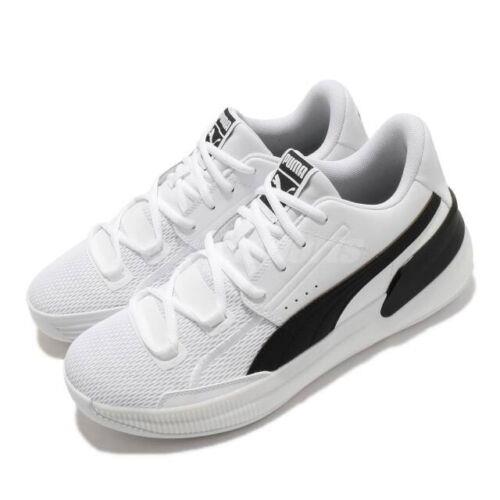 puma clyde white and black