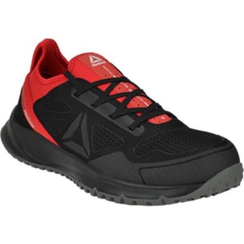 Reebok Men`s Steel Toe All-terrain Lace-up Slip-on Work Shoe 7 to 15 in Red